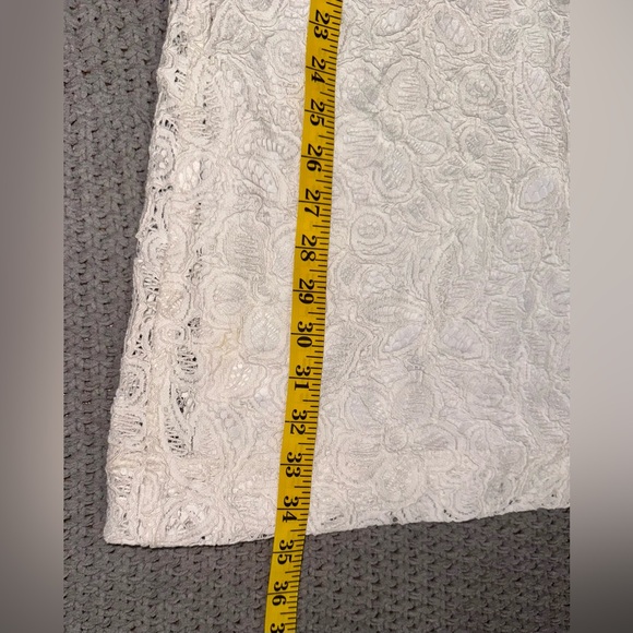 Lilly Pulitzer Nelle White Lace Size 6 EUC - Picture 10 of 12